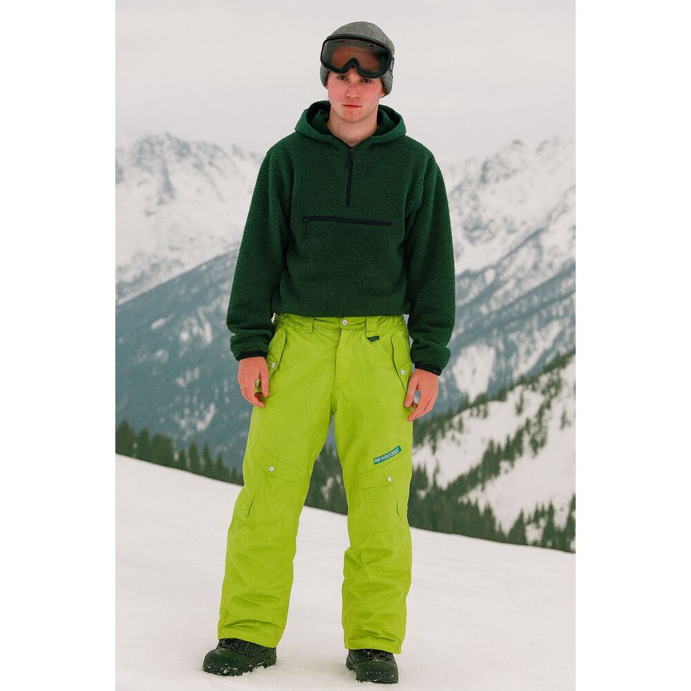 SIMS Green Insulated Winter Snowboard Pants Trousers   Mens Size Small